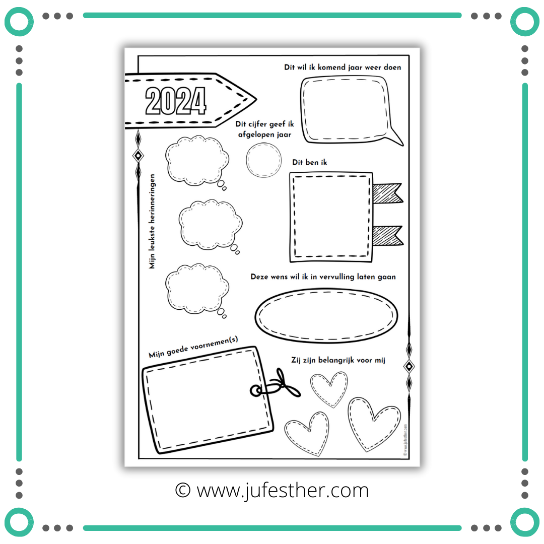 Oud en nieuw Juf Esther